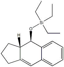 (3aS,4R)-4-(Triethylsilyloxy)-2,3,3a,4-tetrahydro-1H-benz[f]indene Structure