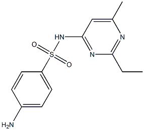 4-Amino-N-(2-ethyl-6-methyl-4-pyrimidinyl)benzenesulfonamide