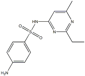  4-Amino-N-(2-ethyl-6-methyl-4-pyrimidinyl)benzenesulfonamide