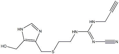  2-Cyano-1-[2-[[[5-(hydroxymethyl)-1H-imidazol-4-yl]methyl]thio]ethyl]-3-(2-propynyl)guanidine