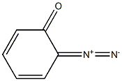 2-Diazo-3,5-cyclohexadien-1-one Structure