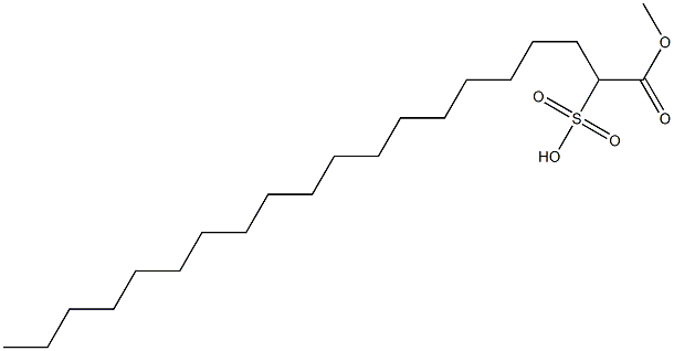 1-Methoxycarbonyl-1-nonadecanesulfonic acid Struktur