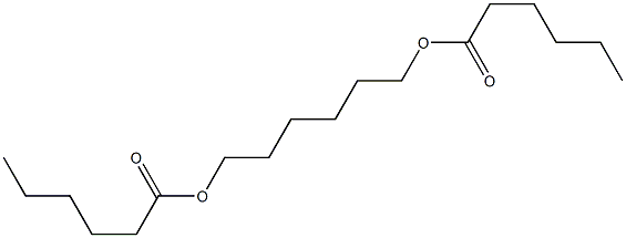 ジヘキサン酸1,6-ヘキサンジイル 化学構造式