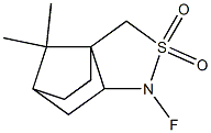  1-Fluoro-8,8-dimethylhexahydro-3H-3a,6-methano-2,1-benzisothiazole 2,2-dioxide