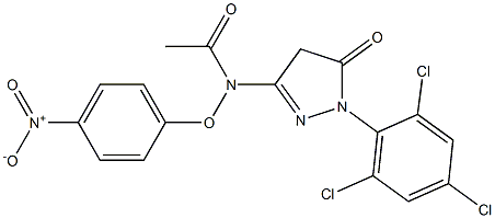 1-(2,4,6-Trichlorophenyl)-3-(4-nitrophenoxyacetylamino)-2-pyrazolin-5-one|