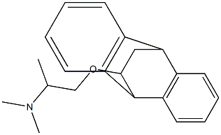 2-[(9,10-Dihydro-9,10-ethanoanthracen-11-yl)oxy]-N,N,1-trimethylethanamine,,结构式