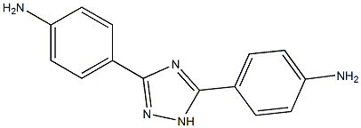 4,4'-(1H-1,2,4-Triazole-3,5-diyl)bisaniline,,结构式