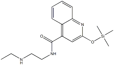 2-Trimethylsilyloxy-N-[2-(ethylamino)ethyl]-4-quinolinecarboxamide