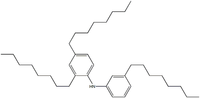 3,2',4'-Trioctyl[iminobisbenzene] 结构式