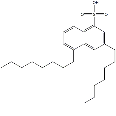 3,5-Dioctyl-1-naphthalenesulfonic acid