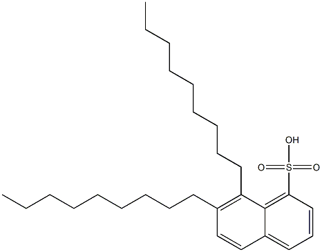 7,8-Dinonyl-1-naphthalenesulfonic acid,,结构式