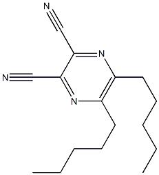  5,6-Dipentylpyrazine-2,3-dicarbonitrile