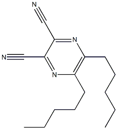 5,6-Dipentylpyrazine-2,3-dicarbonitrile