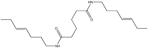 N,N'-Di(4-heptenyl)adipamide Structure