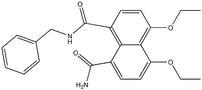 N-Benzyl-4,5-diethoxy-1,8-naphthalenedicarboxamide Structure