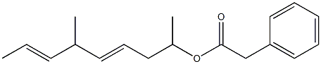  Phenylacetic acid 1,5-dimethyl-3,6-octadienyl ester