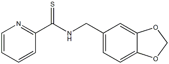 N-(1,3-Benzodioxol-5-ylmethyl)pyridine-2-carbothioamide Structure