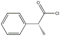 (R)-2-フェニルプロパン酸クロリド 化学構造式