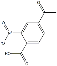 4-Acetyl-2-nitrobenzoic acid Struktur