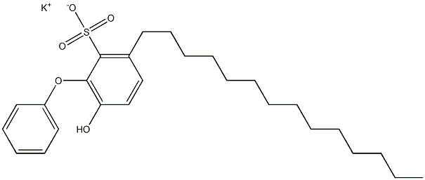 6-Hydroxy-3-tetradecyl[oxybisbenzene]-2-sulfonic acid potassium salt|