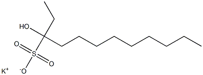 3-Hydroxydodecane-3-sulfonic acid potassium salt,,结构式