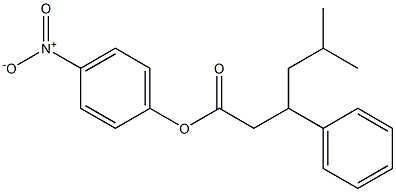 5-Methyl-3-phenylhexanoic acid 4-nitrophenyl ester