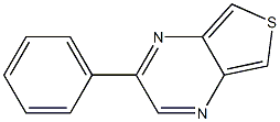 2-Phenylthieno[3,4-b]pyrazine Struktur