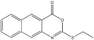 2-Ethylthio-4H-naphth[2,3-d][1,3]oxazin-4-one