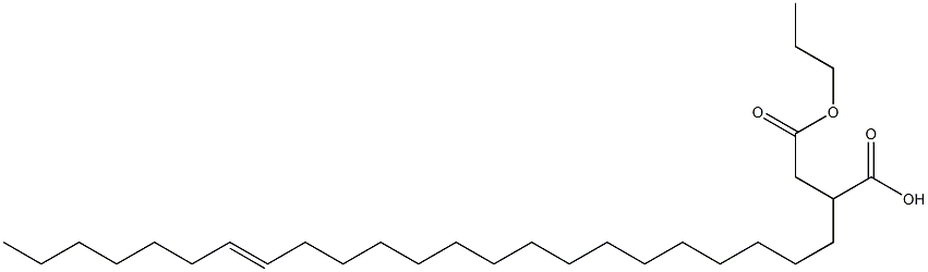 2-(16-Tricosenyl)succinic acid 1-hydrogen 4-propyl ester Structure