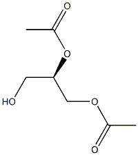 (R)-1,2,3-Propanetriol 2,3-diacetate 结构式