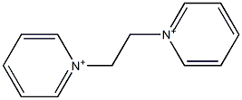 1,1'-エチレンビスピリジニウム 化学構造式