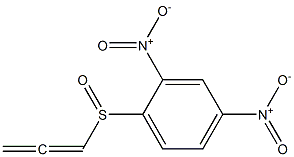 1-[(2,4-Dinitrophenyl)sulfinyl]allene 结构式
