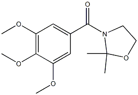 2,2-Dimethyl-3-(3,4,5-trimethoxybenzoyl)oxazolidine|