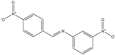 N-(3-Nitrophenyl)-4-nitrophenylmethanimine Structure