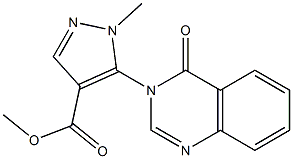 1-Methyl-5-[(3,4-dihydro-4-oxoquinazolin)-3-yl]-1H-pyrazole-4-carboxylic acid methyl ester