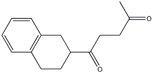  1-[(1,2,3,4-Tetrahydronaphthalen)-2-yl]pentane-1,4-dione