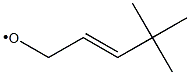 (E)-4,4-Dimethyl-2-pentenoyl radical