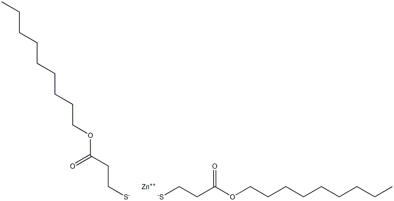 Zinc bis[2-(nonyloxycarbonyl)ethanethiolate]