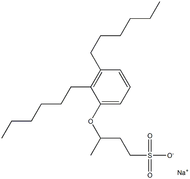 3-(2,3-Dihexylphenoxy)butane-1-sulfonic acid sodium salt