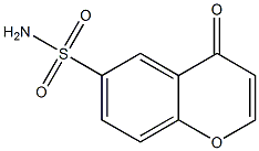 4-Oxo-4H-1-benzopyran-6-sulfonamide Structure