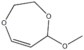 5-Methoxy-2,3-dihydro-5H-1,4-dioxepin Struktur