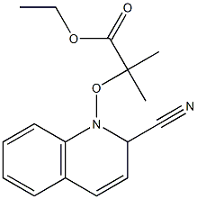 2-[(2-Cyano-1,2-dihydroquinolin)-1-yloxy]-2-methylpropionic acid ethyl ester|