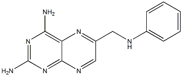 6-(Phenylaminomethyl)pteridine-2,4-diamine,,结构式