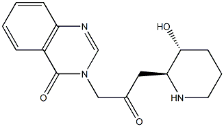 3-[3-[(2S,3R)-3-Hydroxy-2-piperidinyl]-2-oxopropyl]quinazolin-4(3H)-one|