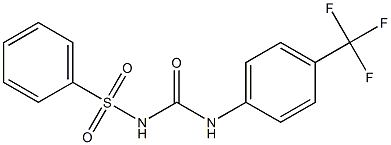  1-(4-Trifluoromethylphenyl)-3-(phenylsulfonyl)urea