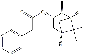 Phenylacetic acid [(1S,2S,3S,5R)-2,6,6-trimethylbicyclo[3.1.1]heptan-3-yl] ester 结构式