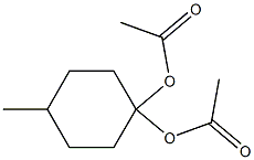 4-Methylcyclohexane-1,1-diyldiacetic acid 结构式
