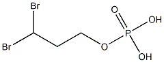 Phosphoric acid dihydrogen (3,3-dibromopropyl) ester Structure