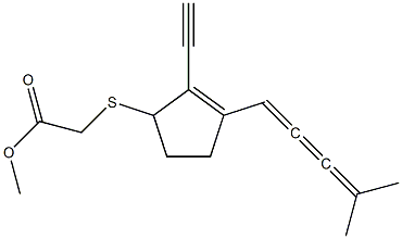 [[3-(4-Methyl-1,2,3-pentatrienyl)-2-ethynyl-2-cyclopentenyl]thio]acetic acid methyl ester