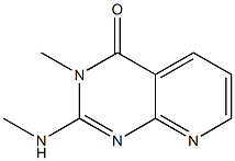 3-Methyl-2-methylaminopyrido[2,3-d]pyrimidin-4(3H)-one,,结构式